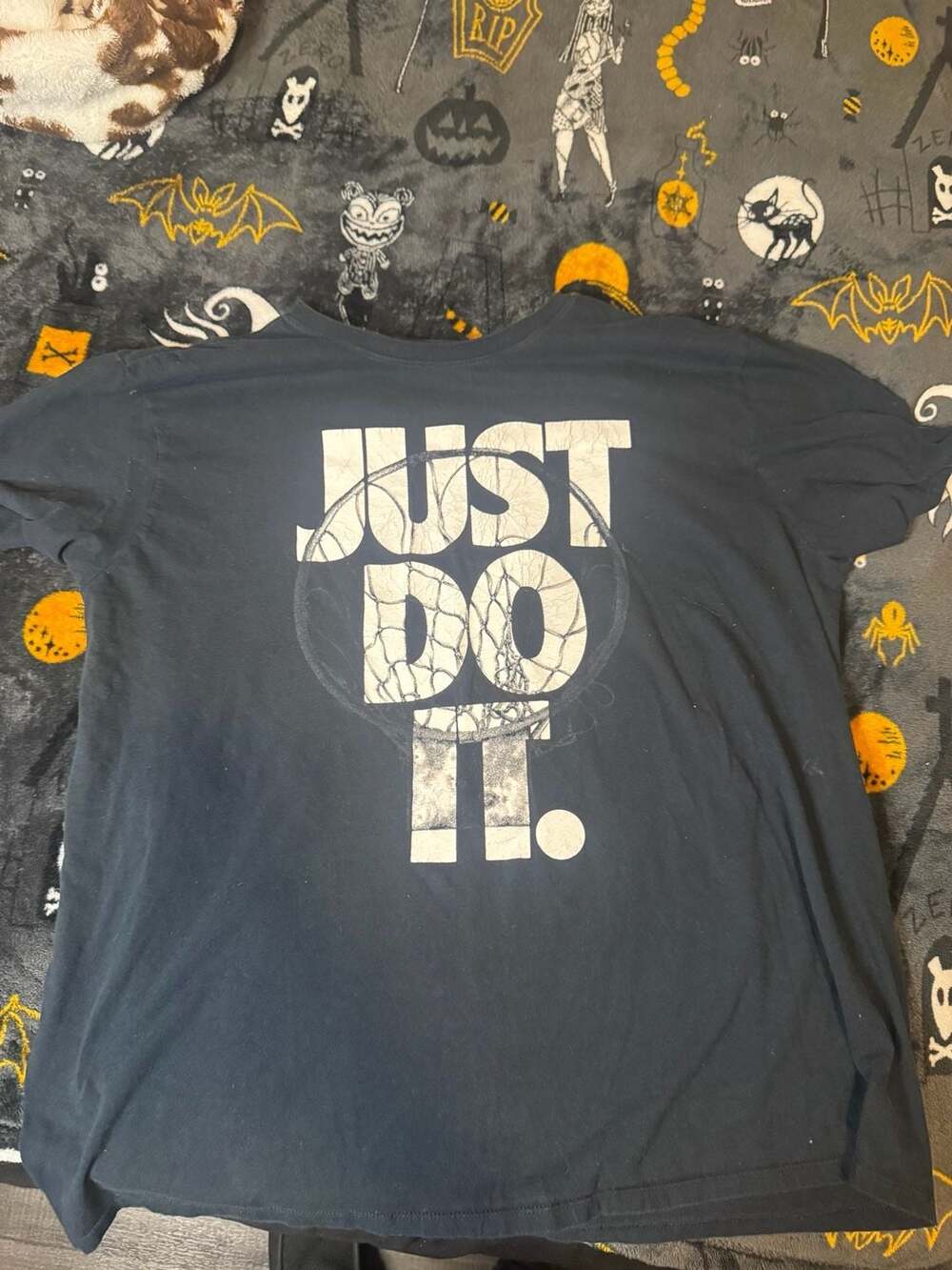 Nike Just Do It Basketball Net Graphic T-Shirt Black XL
